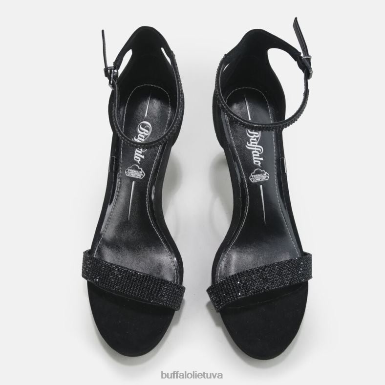 Monroe 2 sandalai veganai Buffalo juodas4D4XB223 |sandalai