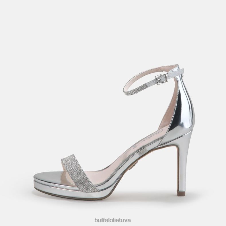 Monroe 2 sandalai veganai Buffalo sidabras4D4XB224 |sandalai