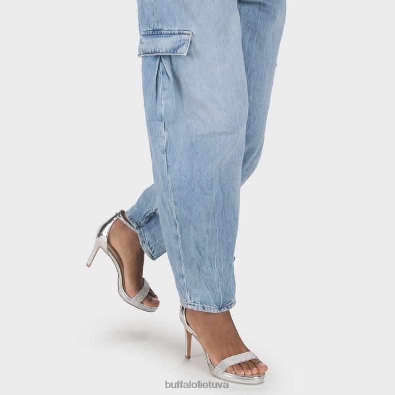 Monroe 2 sandalai veganai Buffalo sidabras4D4XB224 |sandalai