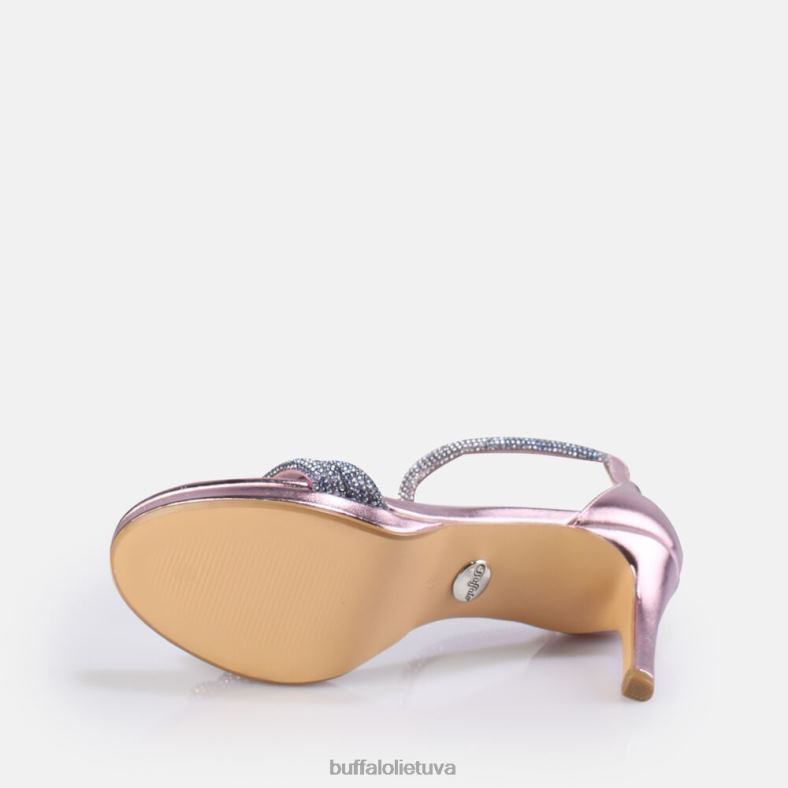 Selma veganiniai sandalai su kulnais Buffalo violetinė4D4XB736 |sandalai