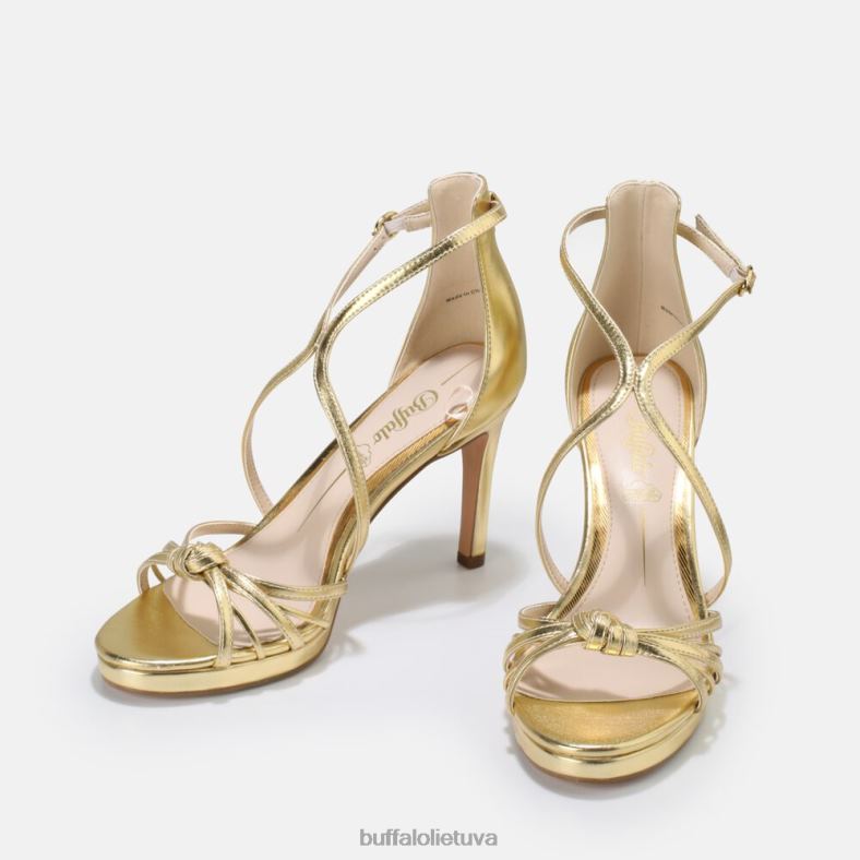 Serena Bow aukštakulniai sandalai vegan Buffalo auksas4D4XB285 |sandalai