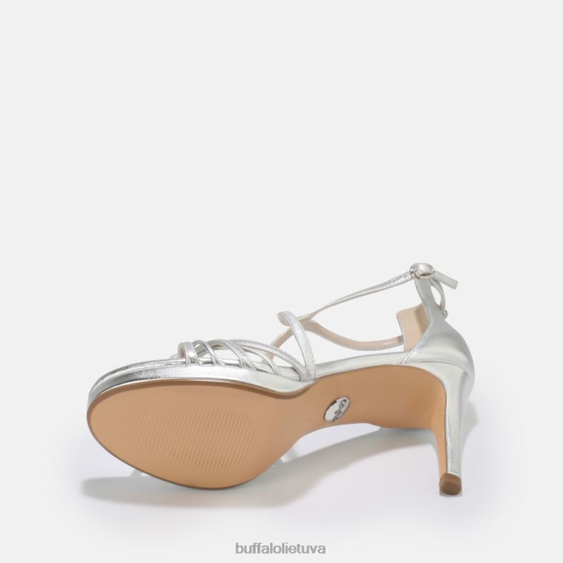 Serena Bow aukštakulniai sandalai vegan Buffalo sidabras4D4XB286 |sandalai