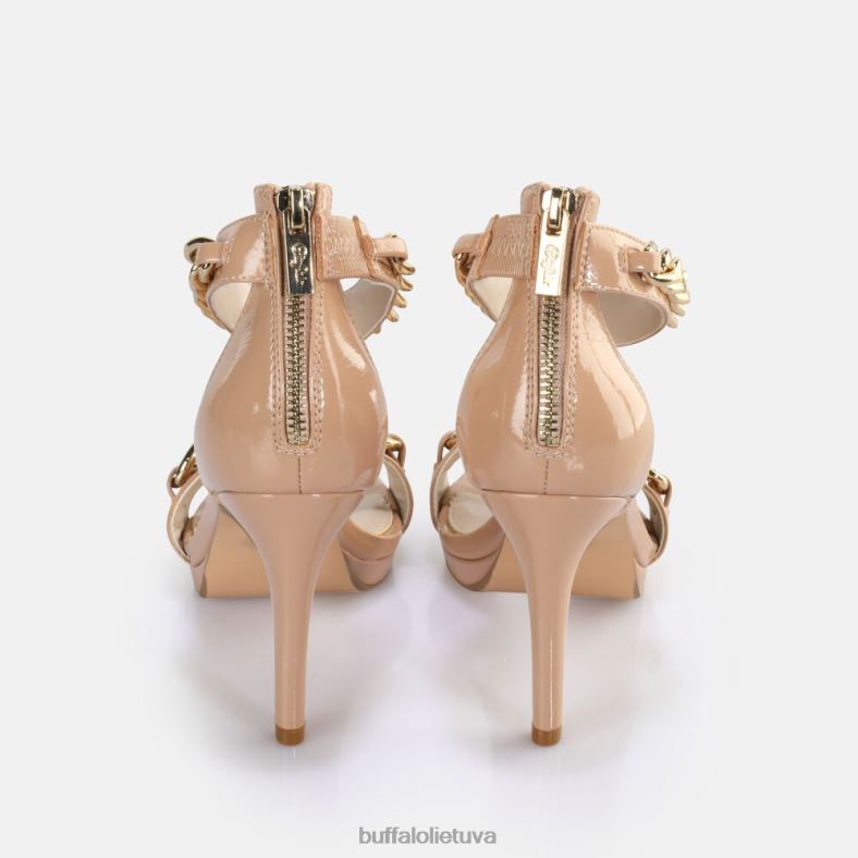 Serena grandininiai sandalai su kulnais veganai Buffalo skaistalai4D4XB309 |sandalai