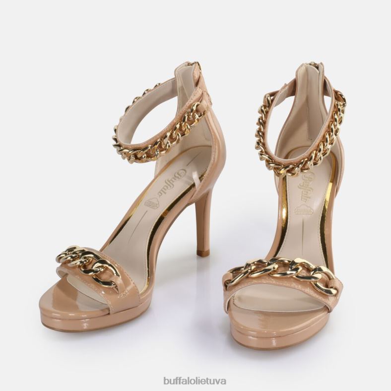 Serena grandininiai sandalai su kulnais veganai Buffalo skaistalai4D4XB309 |sandalai