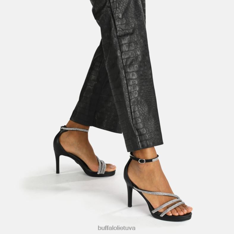 Serena shine sandalai veganai Buffalo juodas4D4XB625 |sandalai