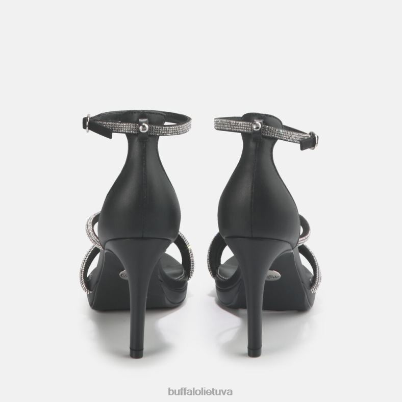 Serena shine sandalai veganai Buffalo juodas4D4XB625 |sandalai