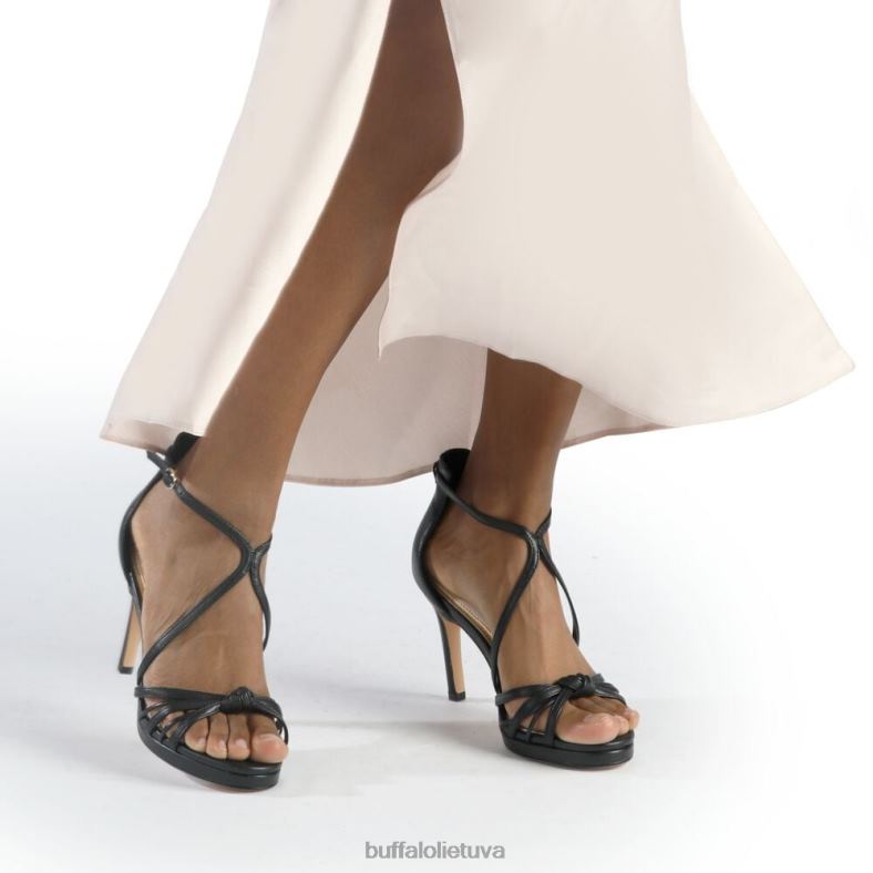 Serena veganiški sandalai su lanku Buffalo juodas4D4XB284 |sandalai