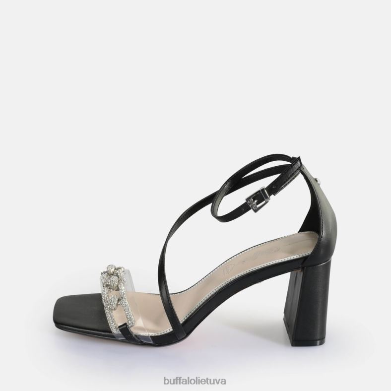 balandis glam kulniuku sandalai vegan Buffalo juodas4D4XB86 |sandalai