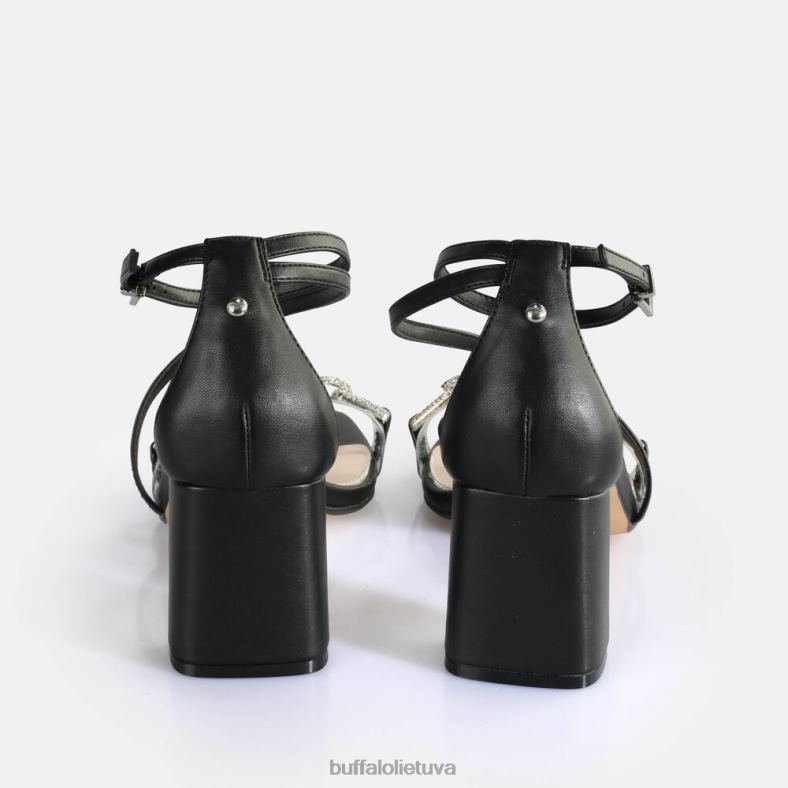 balandis glam kulniuku sandalai vegan Buffalo juodas4D4XB86 |sandalai