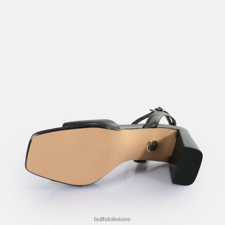 balandis tvarkingas basutes su kulnais vegan Buffalo perlas juodas4D4XB245 |sandalai