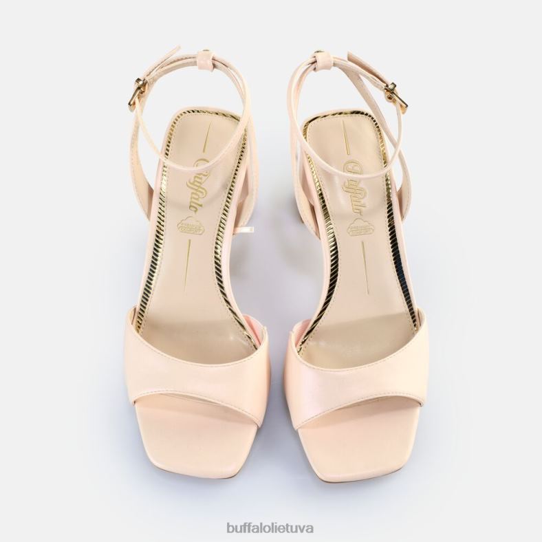 balandis tvarkingas basutes su kulnais vegan Buffalo perlinė šviesi rožė4D4XB247 |sandalai