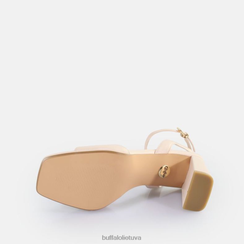 balandis tvarkingas basutes su kulnais vegan Buffalo perlinė šviesi rožė4D4XB247 |sandalai