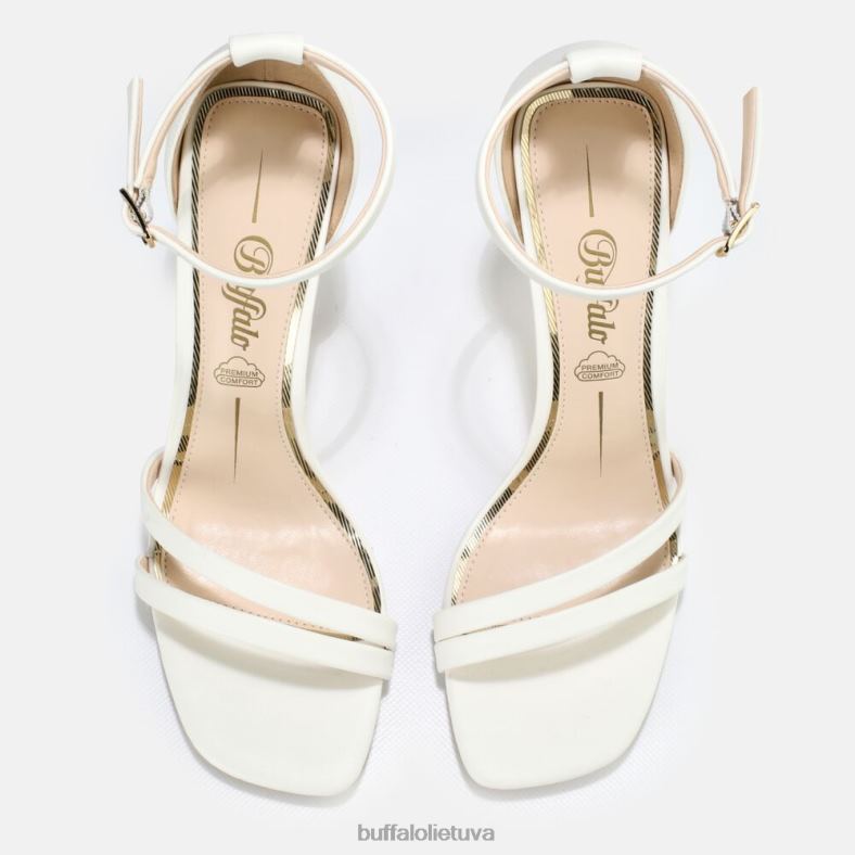 blair chic sandalai su kulkšnies dirželiu veganiški Buffalo baltas4D4XB765 |sandalai