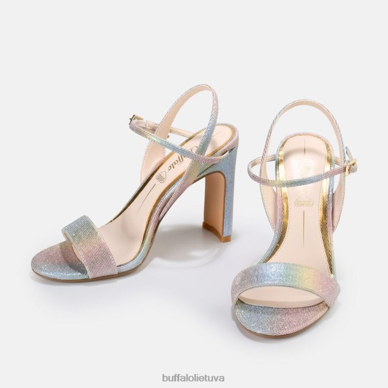 džinsai tvarkingi aukštakulniai sandalai veganiški Buffalo įvairiaspalvis4D4XB37 |sandalai