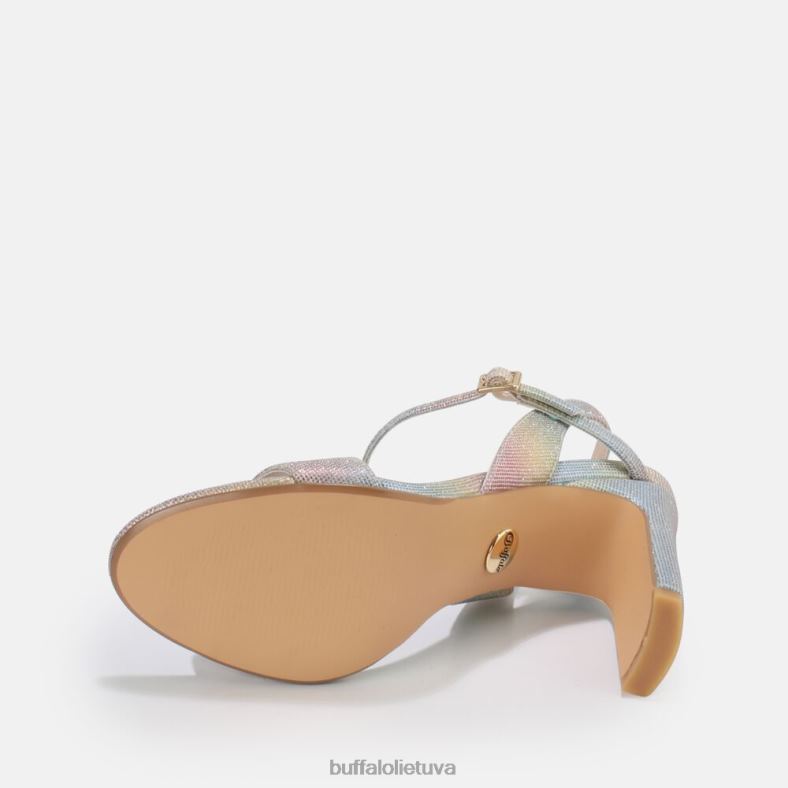 džinsai tvarkingi aukštakulniai sandalai veganiški Buffalo įvairiaspalvis4D4XB37 |sandalai