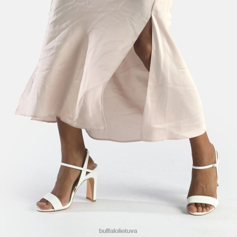 džinsai tvarkingi sandalai su kulnais veganiški Buffalo baltas4D4XB40 |sandalai