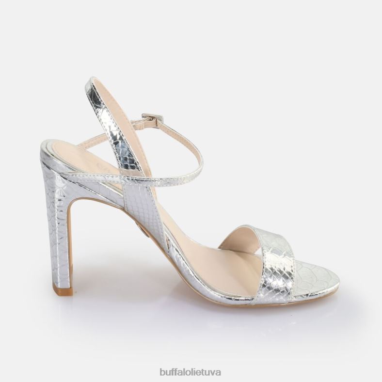 džinsas tvarkingas sandalas vegan Buffalo gyvatės sidabras4D4XB39 |sandalai