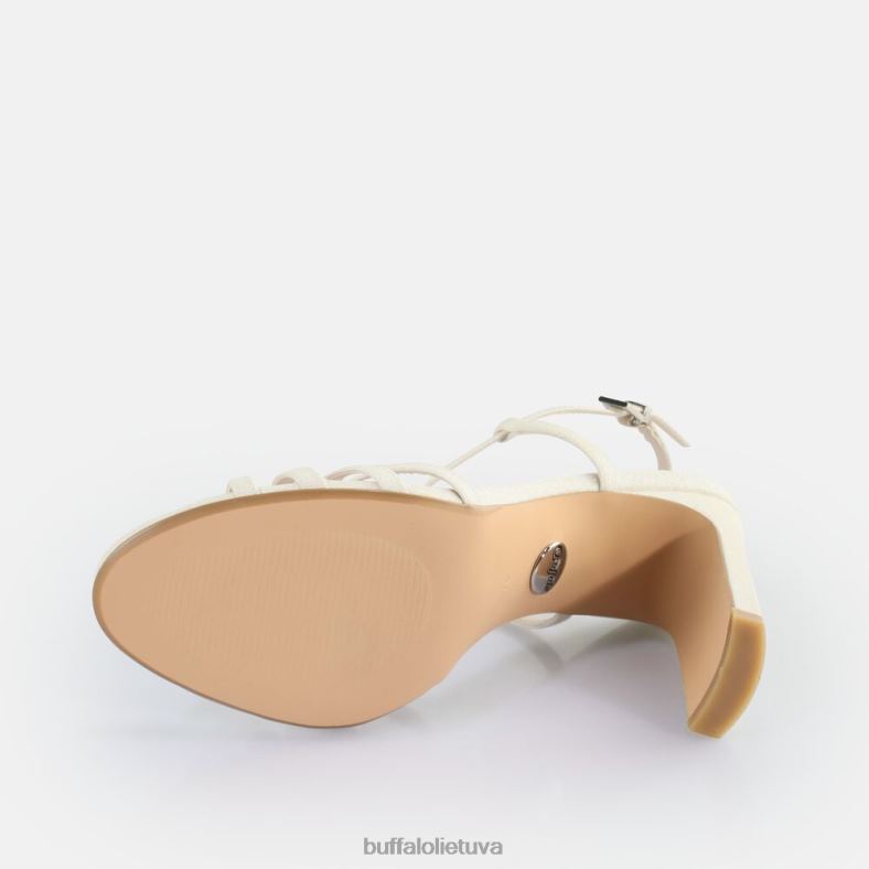 jean vamp sandalai su kulnais veganiški Buffalo baltas4D4XB605 |sandalai