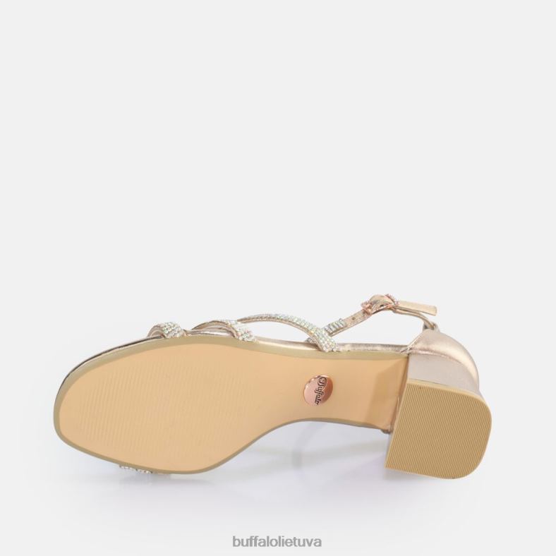 lilly glam aukštakulniai sandalai veganai Buffalo rozinis auksas4D4XB27 |sandalai