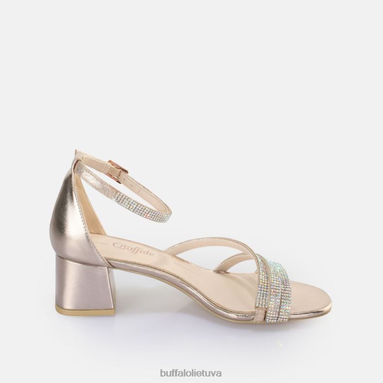 lilly glam aukštakulniai sandalai veganai Buffalo rozinis auksas4D4XB27 |sandalai