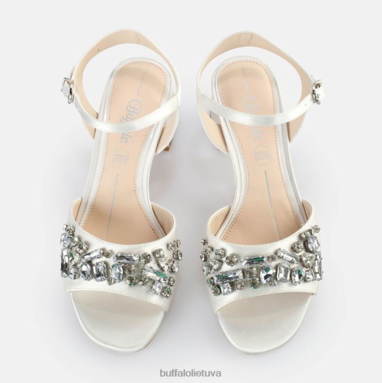 lucy sandalai su lediniais kulnais Buffalo dramblio kaulo4D4XB454 |sandalai