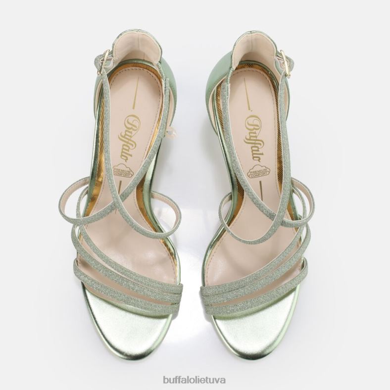 makai 2 pakulniai sandalai vegan Buffalo žalias4D4XB494 |sandalai