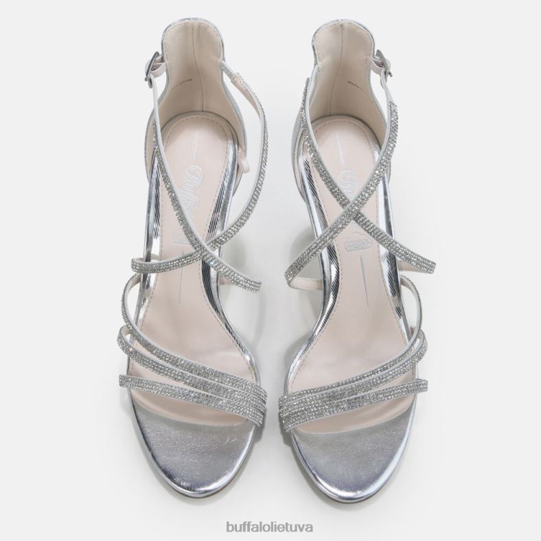 makai 2 pakulniai sandalai vegan Buffalo sidabras4D4XB493 |sandalai