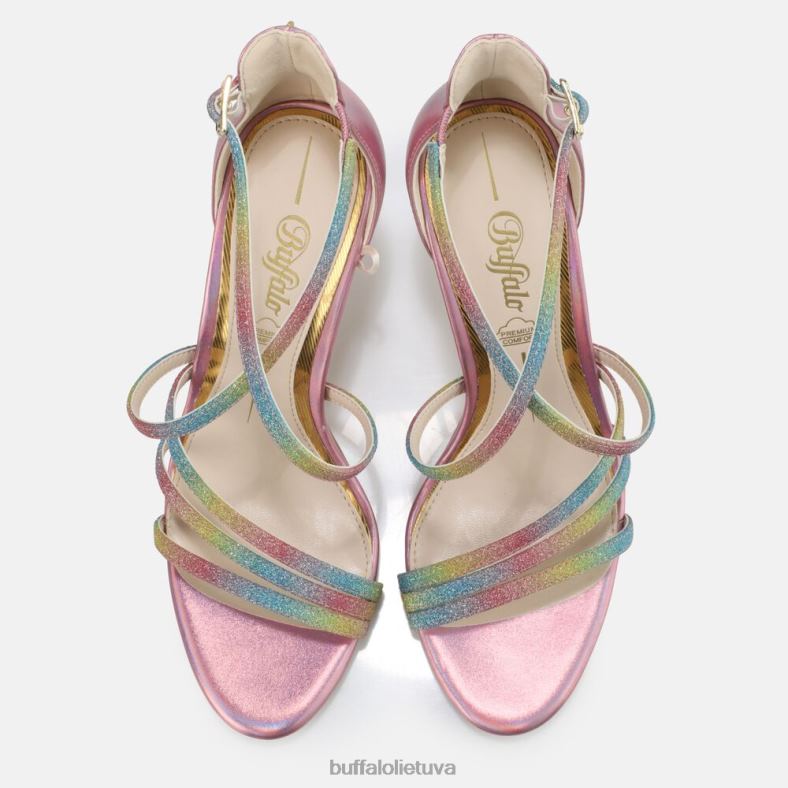 makai 2 pakulniai sandalai vegan Buffalo vaivorykštė4D4XB495 |sandalai