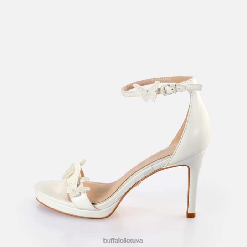 marijos butterfly basutės su kulnais Buffalo baltas4D4XB278 |sandalai