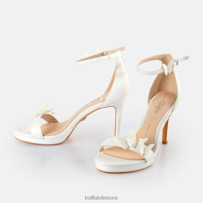 marijos butterfly basutės su kulnais Buffalo baltas4D4XB278 |sandalai