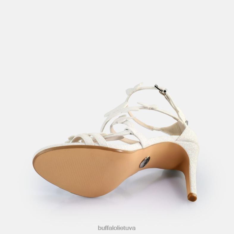 miranda butterfly sandalai su kulnais veganiški Buffalo baltas4D4XB415 |sandalai