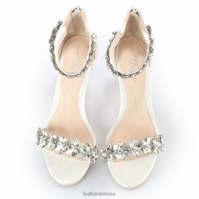 pia sandalas su kulkšnies dirželiu Buffalo dramblio kaulo4D4XB318 |sandalai