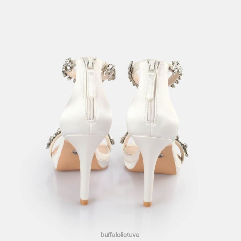 pia sandalas su kulkšnies dirželiu Buffalo dramblio kaulo4D4XB318 |sandalai