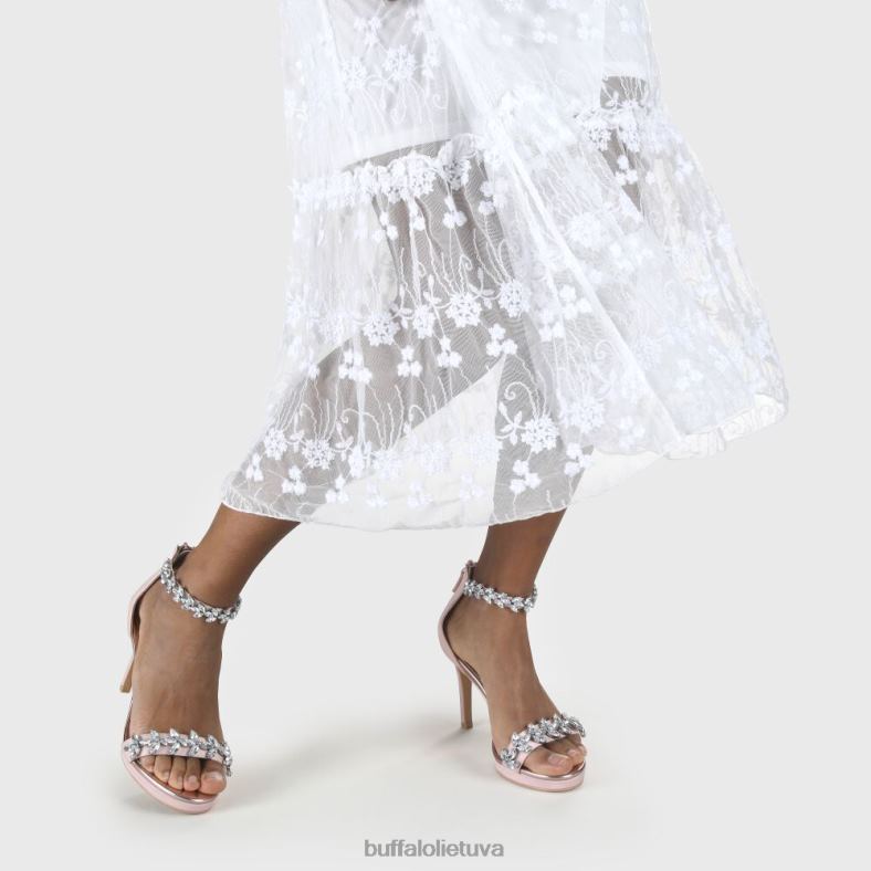 pia sandalas su kulkšnies dirželiu Buffalo rožinis4D4XB779 |sandalai