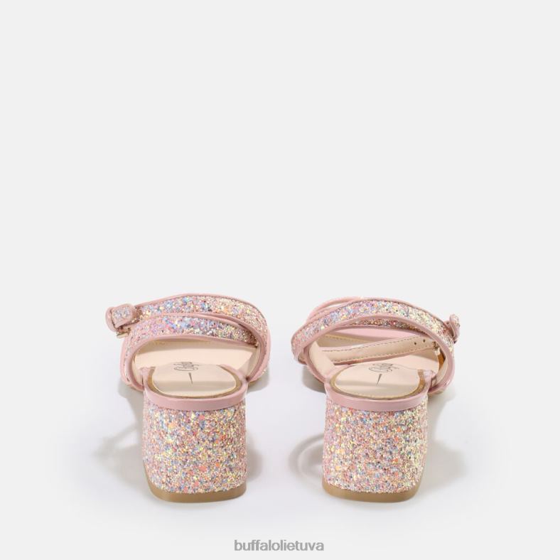 rainelle veganiškos basutės su dirželiu Buffalo rožinis4D4XB530 |sandalai