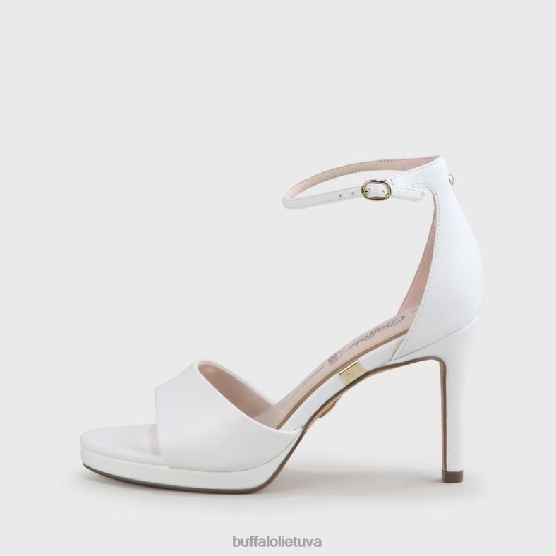 ronja sandalas su kulnais Buffalo baltas4D4XB169 |sandalai