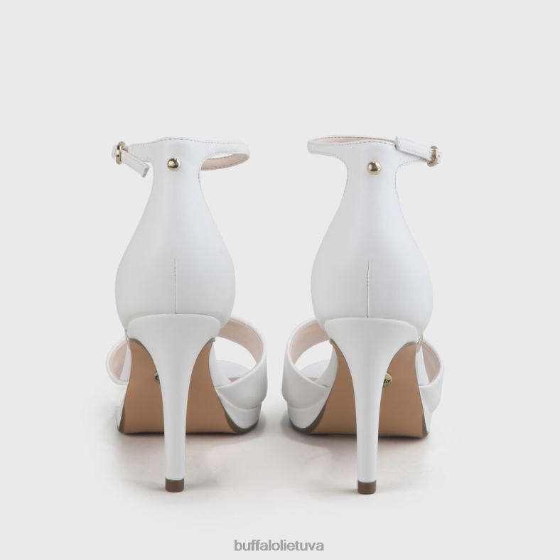ronja sandalas su kulnais Buffalo baltas4D4XB169 |sandalai