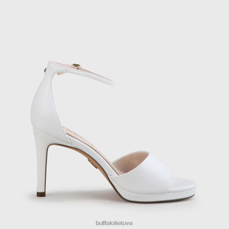 ronja sandalas su kulnais Buffalo baltas4D4XB169 |sandalai