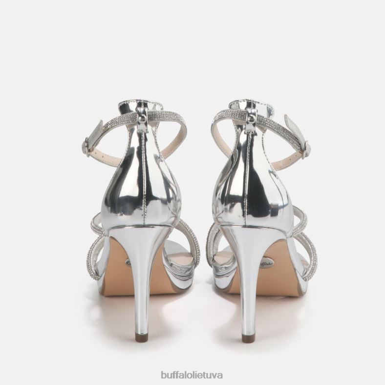 „serena shine“ sandalas su kulnais Buffalo baltas4D4XB626 |sandalai