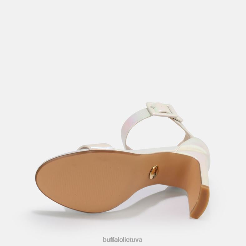 veganiški džinsiniai sandalai Buffalo perlamutrinė balta4D4XB414 |sandalai