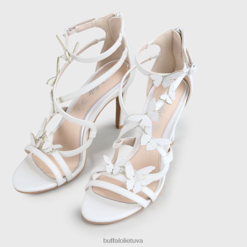 yana sandalas su kulkšnies dirželiu Buffalo dramblio kaulo4D4XB669 |sandalai