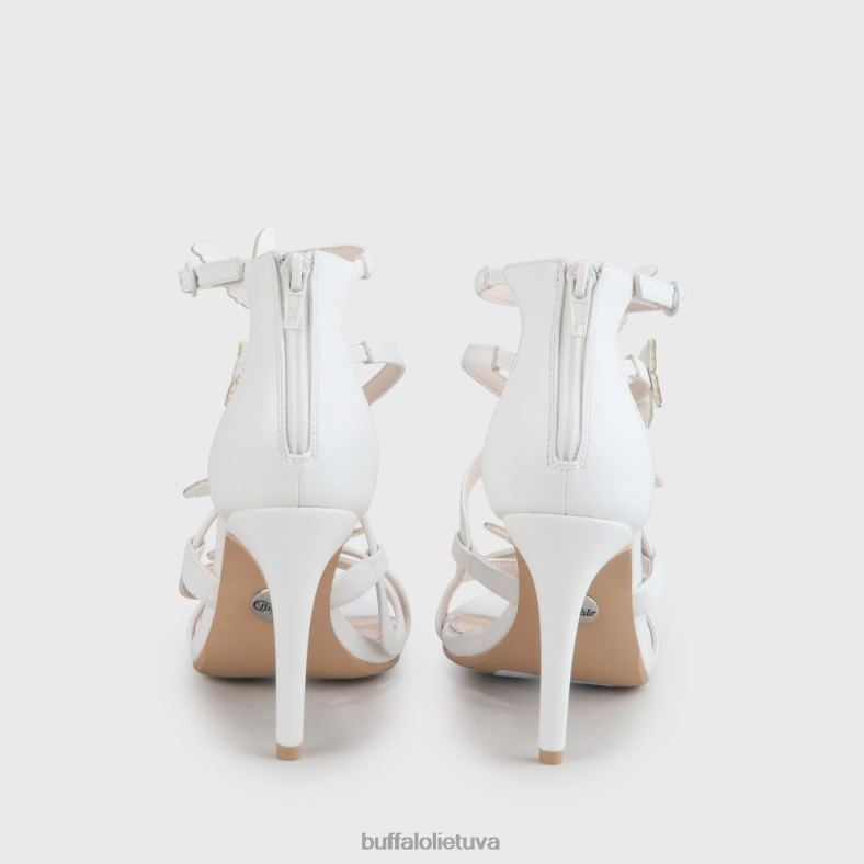 yana sandalas su kulkšnies dirželiu Buffalo dramblio kaulo4D4XB669 |sandalai