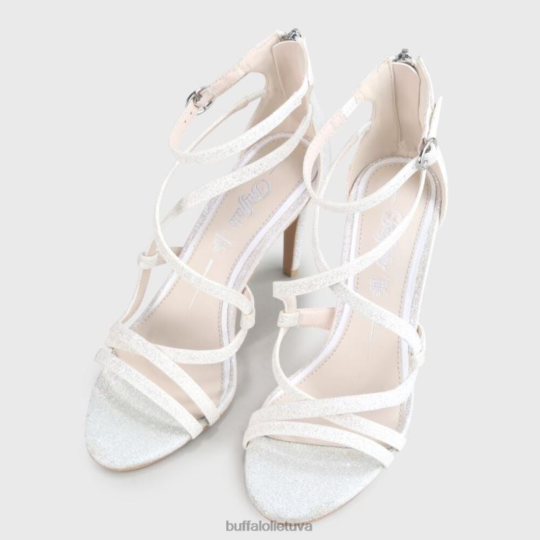 yvonne sandalai su dirželiu Buffalo baltas4D4XB843 |sandalai