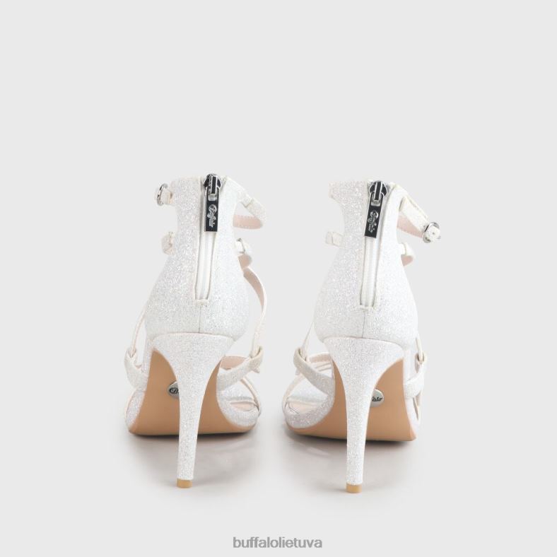 yvonne sandalai su dirželiu Buffalo baltas4D4XB843 |sandalai