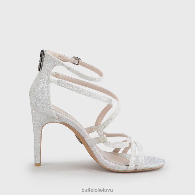 yvonne sandalai su dirželiu Buffalo baltas4D4XB843 |sandalai