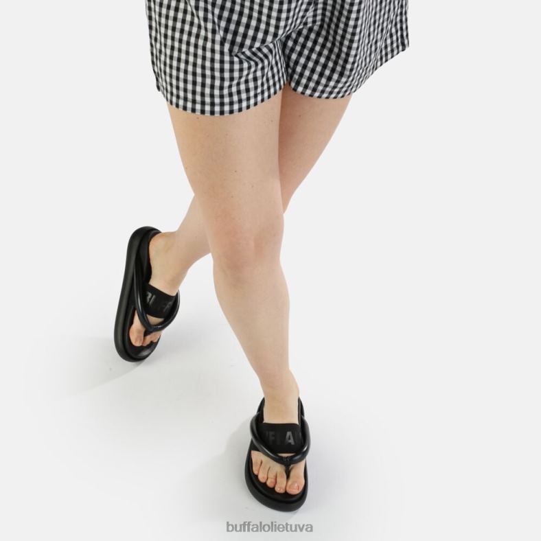 Rey Flip platformos basutės veganiškos Buffalo juodas4D4XB722 |skaidrių