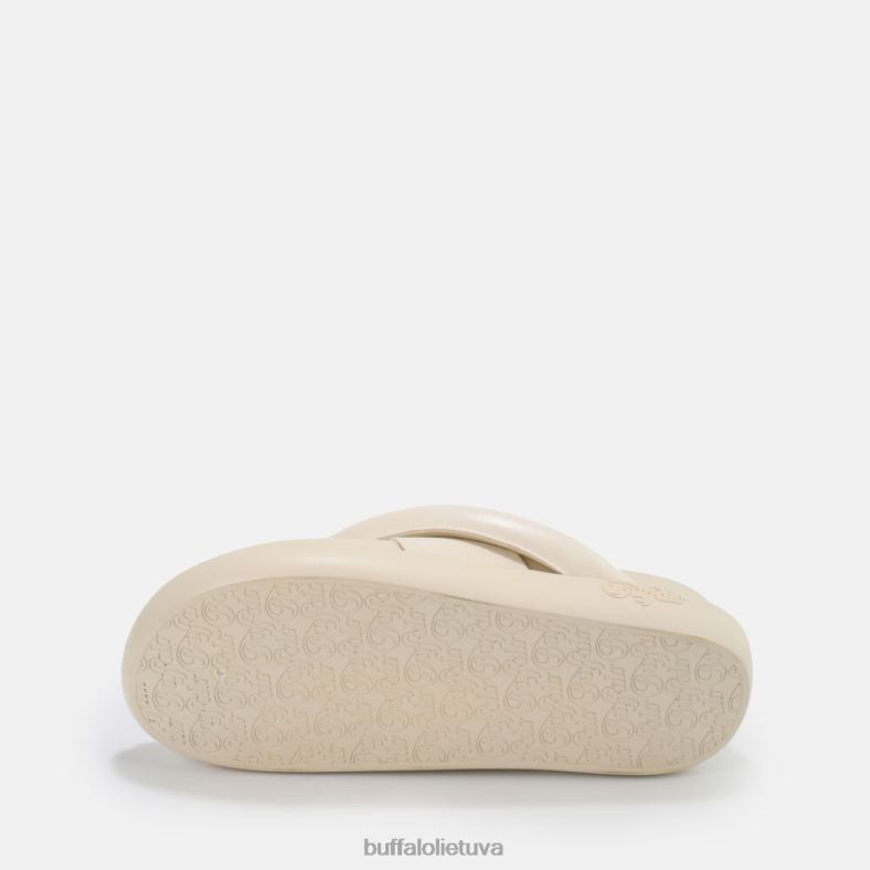 Rey Flip platformos basutės veganiškos Buffalo kreminės spalvos4D4XB723 |skaidrių