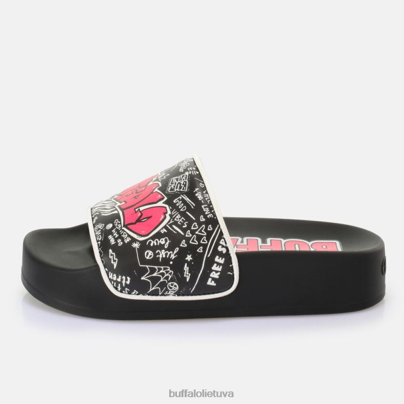 ežero graffiti platformos čiuožykla veganiška Buffalo juodas4D4XB183 |skaidrių