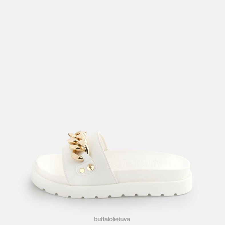 eve grandininės platforminės basutės veganiškos Buffalo baltas4D4XB853 |skaidrių