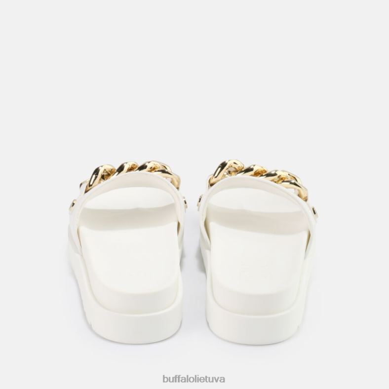 eve grandininės platforminės basutės veganiškos Buffalo baltas4D4XB853 |skaidrių